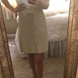 Ann Taylor Loft Suede Skirt NWT